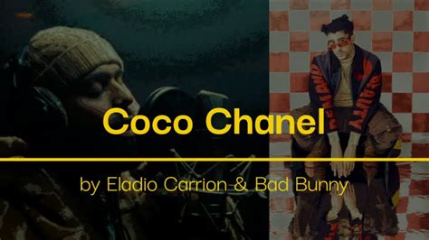 canzoni coco chanel|Coco Chanel song bad bunny.